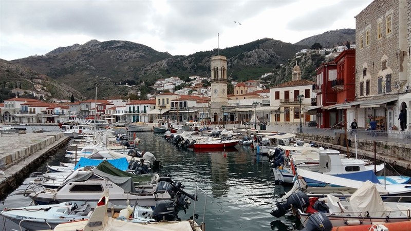 The land zone of Hydra's port upgrade project